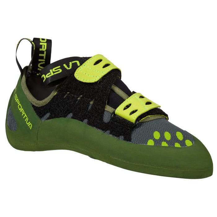 La Sportiva GeckoGym Vegan Sale Mo ki Plezalni evlji Olive Neon